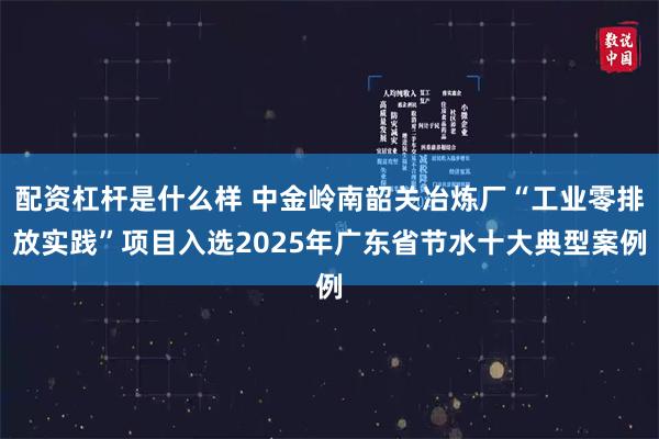 配资杠杆是什么样 中金岭南韶关冶炼厂“工业零排放实践”项目入选2025年广东省节水十大典型案例