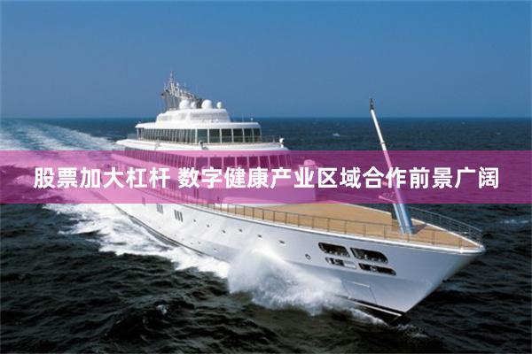 股票加大杠杆 数字健康产业区域合作前景广阔
