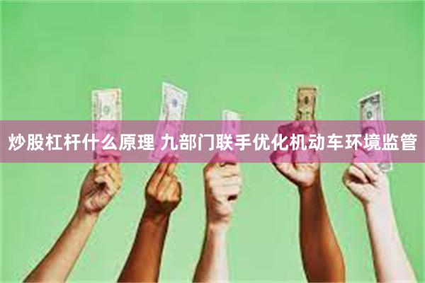 炒股杠杆什么原理 九部门联手优化机动车环境监管