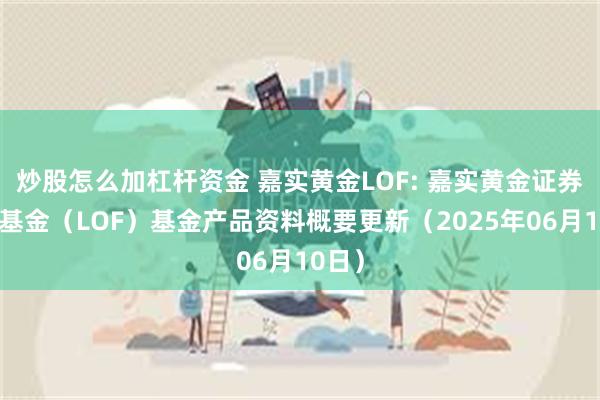 炒股怎么加杠杆资金 嘉实黄金LOF: 嘉实黄金证券投资基金(LOF)基金产品资料概要更新(2025年06月10日)